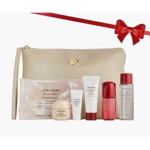 Shiseido Benefiance 6PC Skin Care LUX Travel Gift Set | New